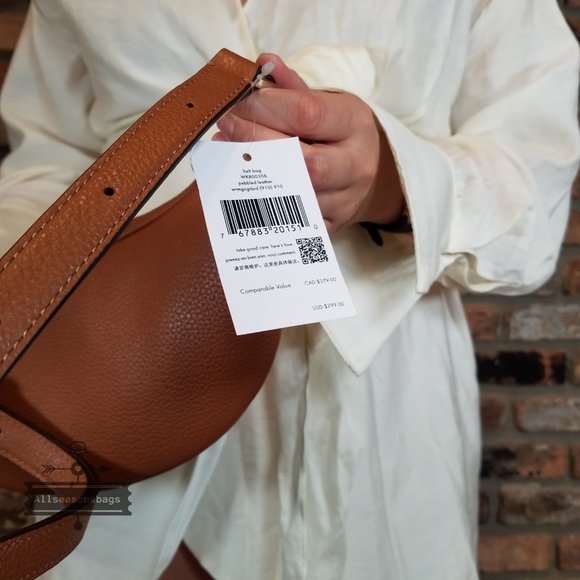 AUTHENTIC Kate Spade New York Leila Leather Belt Bag Fanny Pack in Warm GINGER - Picture 7 of 7